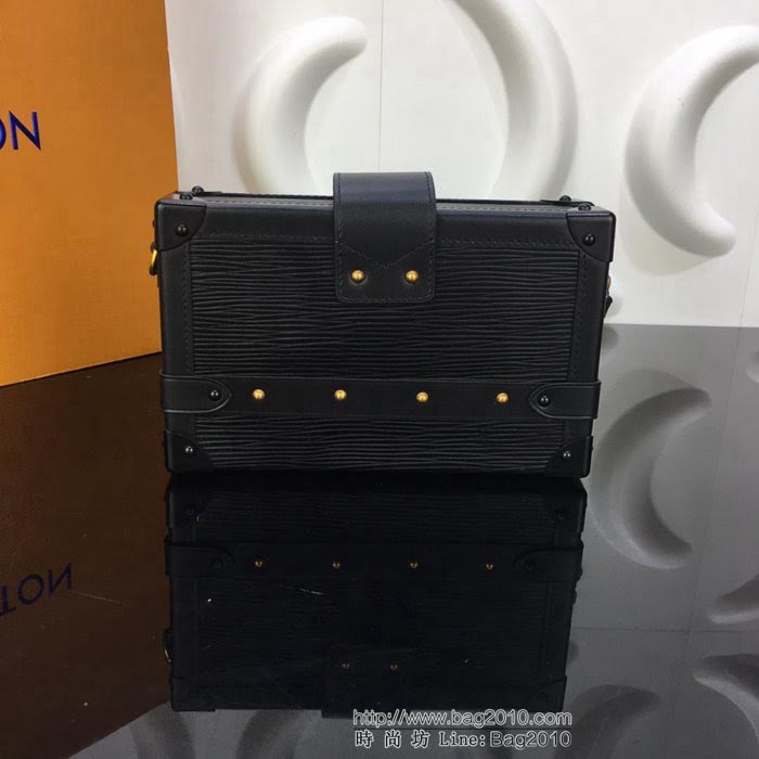路易威登LV 頂級原單 M54650 經典款Petite Malle手袋 定制旅行箱 Epi皮革面 精品小號包袋  YDH2420